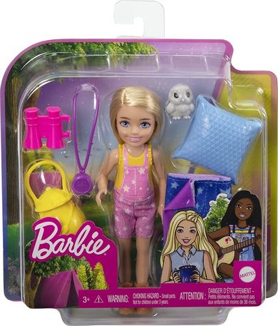 Barbie, Kemping Chelsea, zestaw z lalką