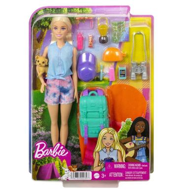 Barbie, Kemping Malibu, zestaw z lalką i akcesoriami