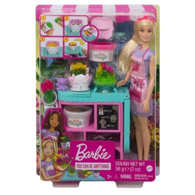 Barbie, Kwiaciarnia, zestaw z lalką i akcesoriami