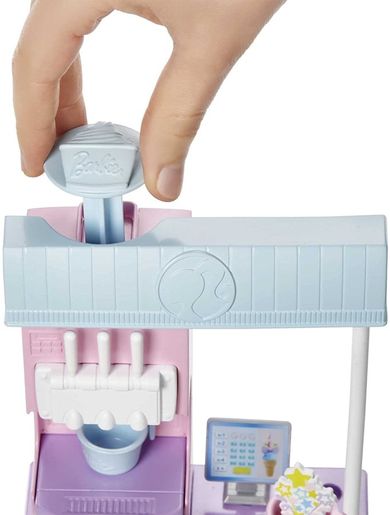 Barbie, Lodziarnia, zestaw z lalką