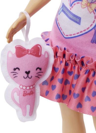 Barbie, Moja Pierwsza Barbie, zestaw z lalką i kotkiem