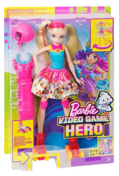Barbie w świecie gier, Barbie na wrotkach, lalka z akcesoriami