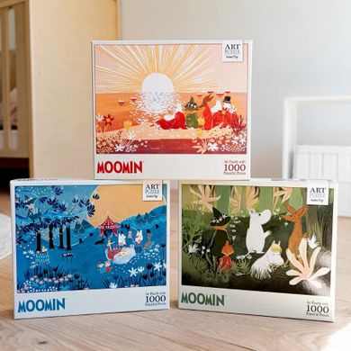 Barbo Toys, Muminki, puzzle, czerwone, 1000 elementów