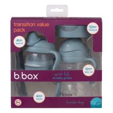 B.Box, kubek 4w1, błękitny, 240 ml