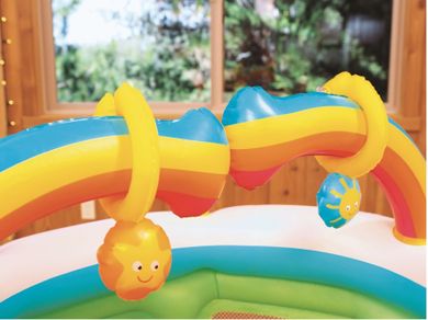 Bestway, kolorowy kojec dla dzieci, dmuchany, 109-104 cm