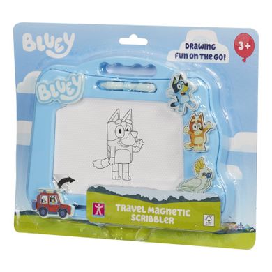 Bluey, znikopis magnetyczny, zestaw ze stemplami