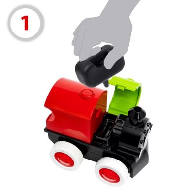 Brio World, Steam & Go Train, drewniana lokomotywa z parą