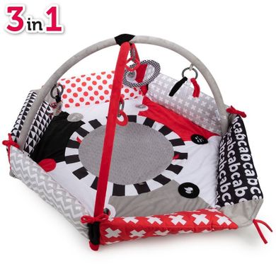 Canpol babies, Sensory Toys, sensoryczna mata do zabawy + lusterko sensoryczne