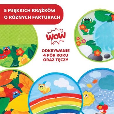 Chicco, Ścieżka sensoryczna, 4 pory roku, zabawka edukacyjna