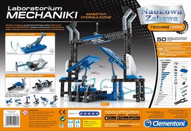 Clementoni, Technologic, Laboratorium mechaniki, Maszyny hydrauliczne, zabawka edukacyjna