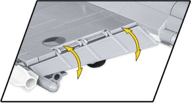 Cobi, Armed Forces, Szwedzki myśliwiec wielozadaniowy Saab JAS 39 Gripen C, klocki, 465 elementów