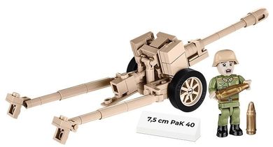 Cobi, Historical Collection WW II, Armata PAK 40, klocki, 90 elementów