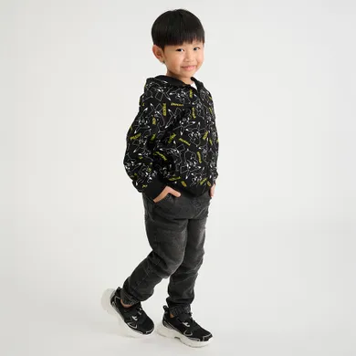 Cool Club, Bluza chłopięca z kapturem, rozpinana, czarna, Pokemon