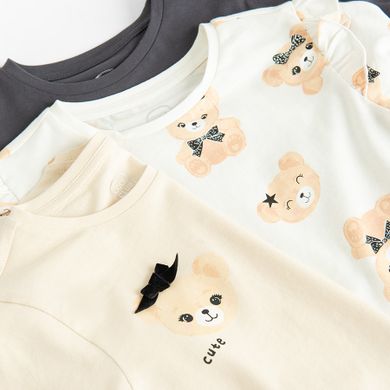 Cool Club, Bluzka dziewczęca z długim rękawem, mix, zestaw, 3 szt.