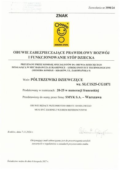 Cool Club, Kapcie dziewczęce, niebieskie, Zdrowa Stopa