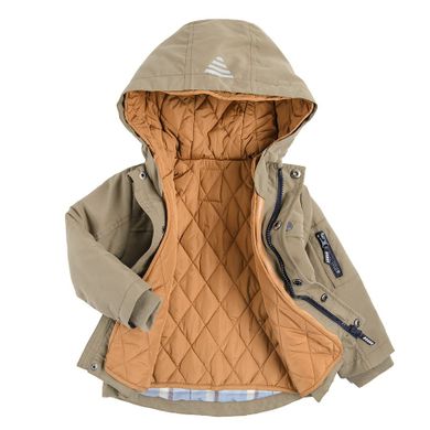 Cool Club, Kurtka chłopięca z kapturem, 3w1, khaki, brązowa
