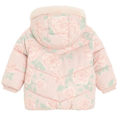 Cool Club, Kurtka dziewczęca z kapturem, ocieplana, różowa