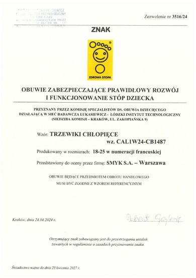 Cool Club, Trampki chłopięce, granatowe, Zdrowa Stopa, podeszwa Barefoot