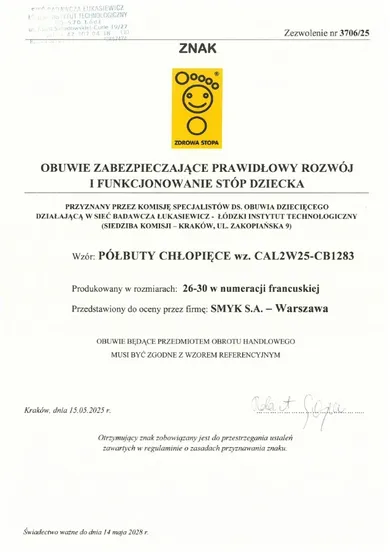 Cool Club, Trampki chłopięce, granatowe, Zdrowa Stopa, podeszwa Barefoot