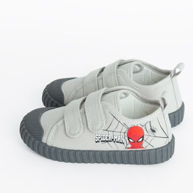 Cool Club, Trampki chłopięce, szare, Zdrowa Stopa, podeszwa Barefoot, Spider-Man