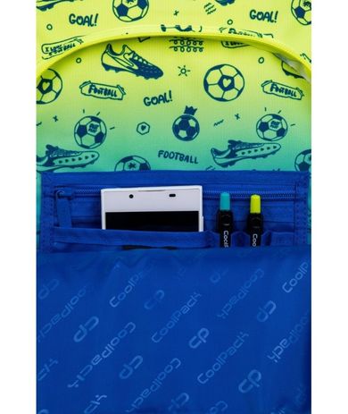 CoolPack, Jack, plecak szkolny, 2-komorowy, na kółkach, Football
