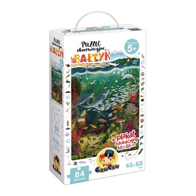 CzuCzu, Puzzle obserwacyjne, Bałtyk, 84 elementy, 5+