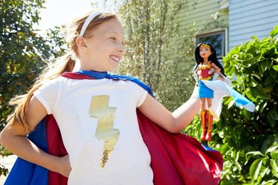 DC Super Hero Girls, Wonder Woman, lalka Premium z peleryną