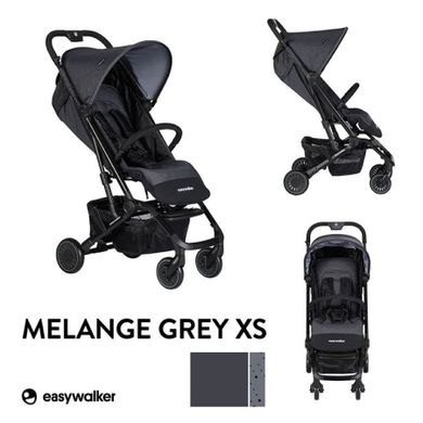 Easywalker, Buggy XS, wózek spacerowy, Melange Grey