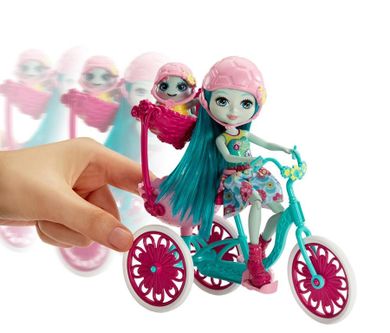 Enchantimals, Taylee Turtle i rower dla dwojga, lalka z akcesoriami