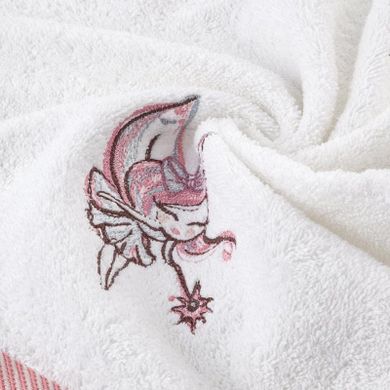 Eurofirany, ręcznik dziecięcy z kapturkiem baby, biały