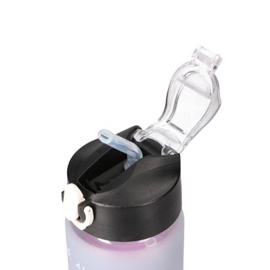 Extralink, bidon motywacyjny, zestaw 3w1, różowo-czarny, 2000 ml+900 ml+300 ml