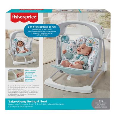 Fisher-Price, Huśtawka leżaczek Deluxe, pastelowa