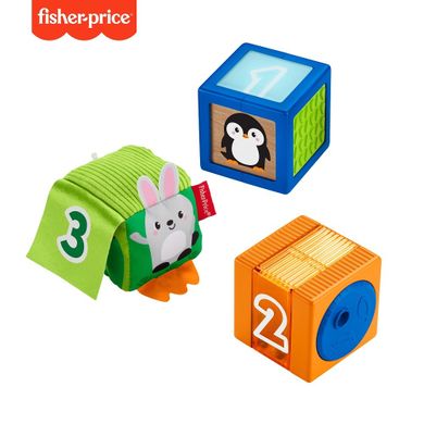 Fisher-Price, Kolorowe zwierzątka, klocki sensoryczne