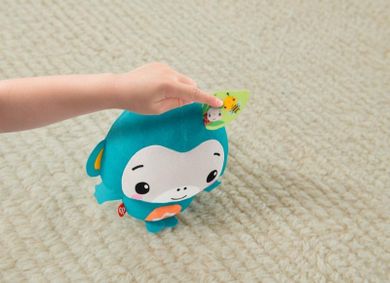 Fisher-Price, Muzyczna Malpka Przytulanka, niemowlęca zabawka interaktywna