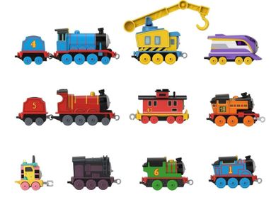 Fisher-Price, Tomek i przyjaciele, Kolejowi przyjaciele, zestaw 10 lokomotyw