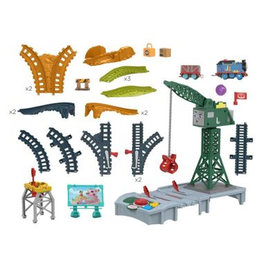 Fisher-Price, Tomek i Przyjaciele, Mówiący dźwig Karolek, mega zestaw torów