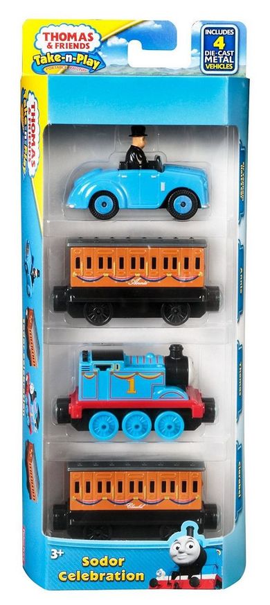 Fisher-Price, Tomek i Przyjaciele, Wielkie święto, zestaw lokomotywek i pojazdów