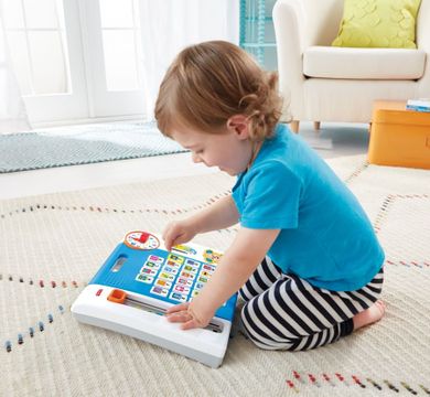 Fisher-Price, Ucz się i śmiej, Edukacyjna Tablica Malucha, niemowlęca zabawka interaktywna