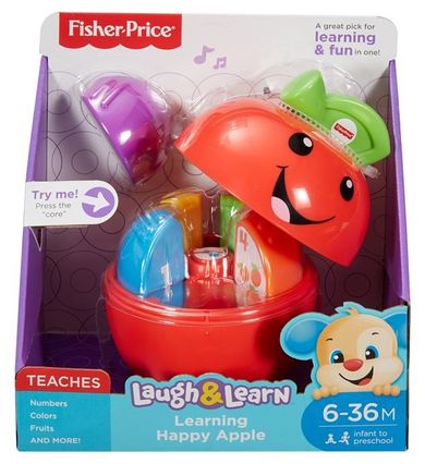 Fisher-Price, Ucz się i śmiej, Uczące jabłuszko, zabawka niemowlęca