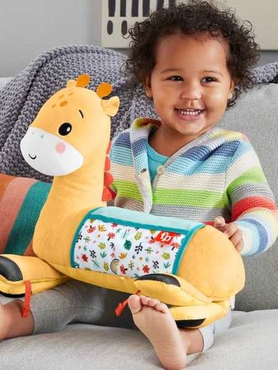 Fisher-Price, Żyrafa 3w1, poduszeczka pod brzuszek, zabawka sensoryczna