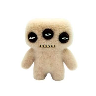 Fuggler, Gaptooth Mcgoo Blue, Rabid Rabbit Green, Indecisive Monster Green, Indecisive Monster Green, Annoyed Alien Brown, figurki kolekcjonerskie, 6 szt.