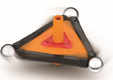 Geomag, E-motion Recycled, Spinner, konstrukcyjne klocki magnetyczne, 32 elementów