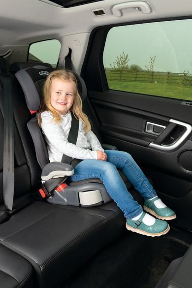 Graco, Junior Maxi, fotelik samochodowy, 15-36 kg, Maxi Black
