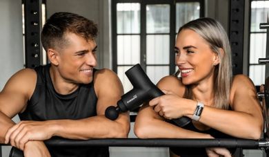 Gymtastic, Gymgun Fit 2.0, pistolet do masażu, 6 głowic