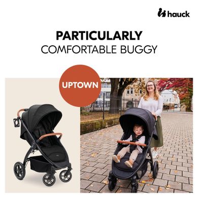 Hauck, Uptown, wózek, melange black