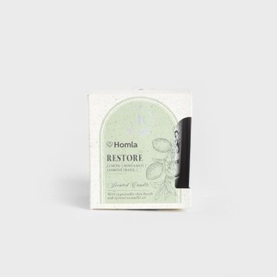 Homla, Wellness, świeca zapachowa, Restore, 160g