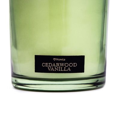 Homla, Woody Blend, świeca zapachowa, Cedarwood Vanilla, 380 g