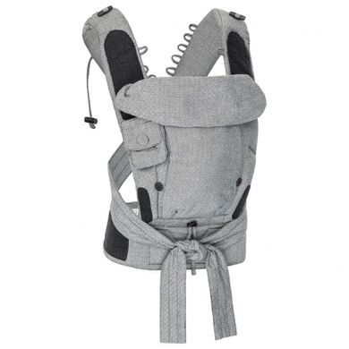 Hoppediz, Bondolino plus, Popelina, nosidełko ergonomiczne, Grau&Stern Slim Fit