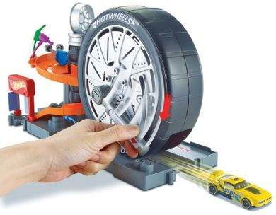 Hot Wheels City, Odjazdowy warsztat opon, zestaw