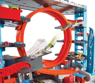 Hot Wheels, Mega Garaż Rekina, zestaw torów
